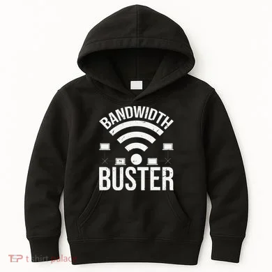 Bandwidth Buster Network Admin Kids Hoodie