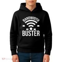 Bandwidth Buster Network Admin Kids Hoodie thumb 4