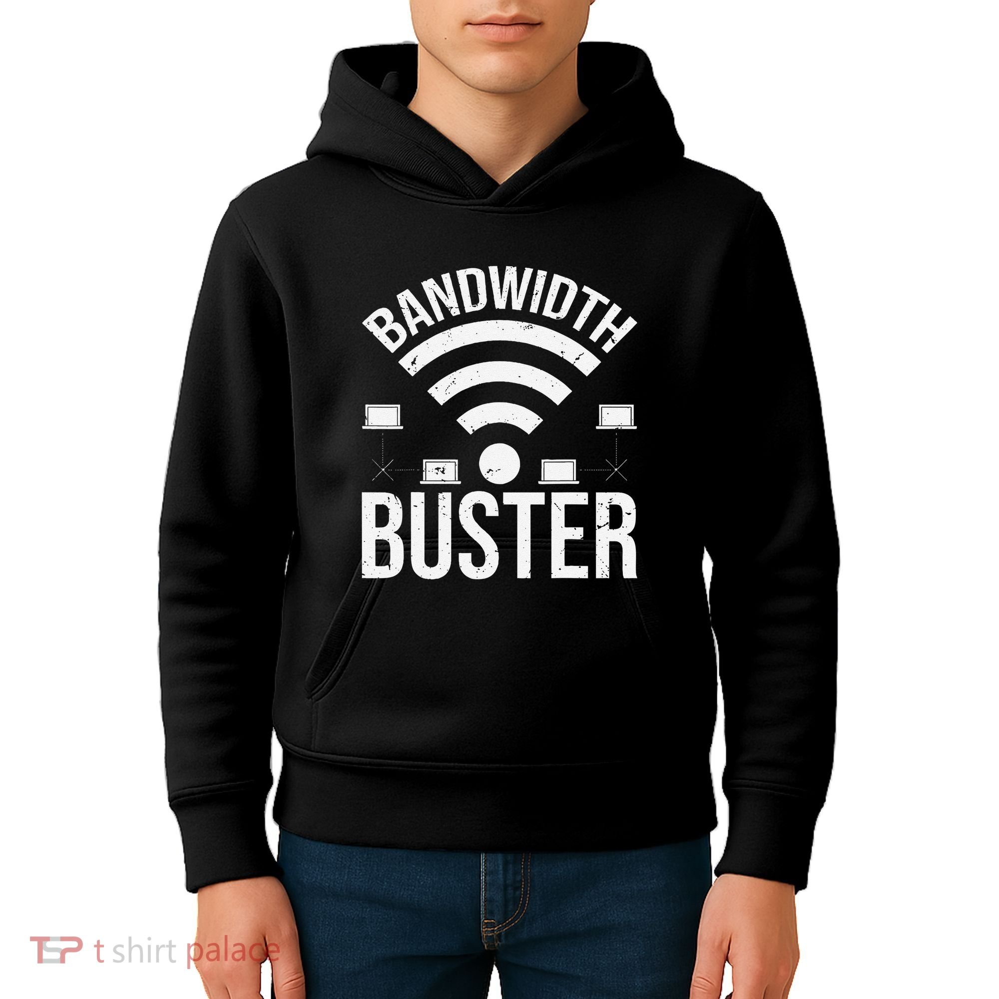 Bandwidth Buster Network Admin Kids Hoodie