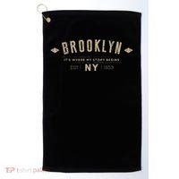 Brooklyn Brooklyn Ny Golf Towel thumb 0