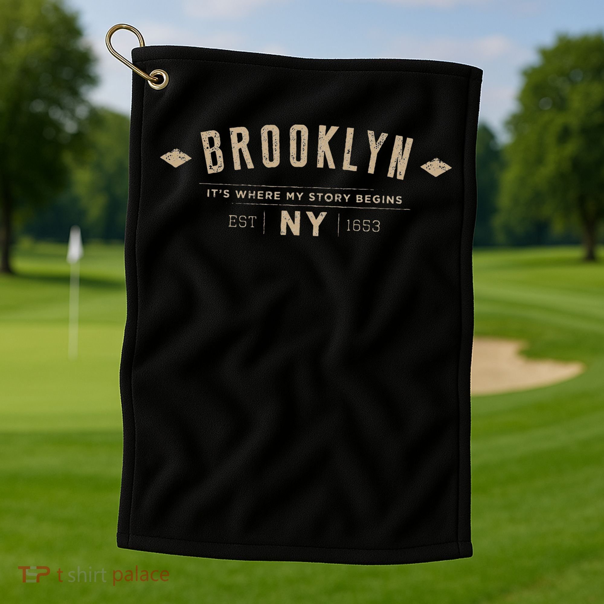 Brooklyn Brooklyn Ny Golf Towel