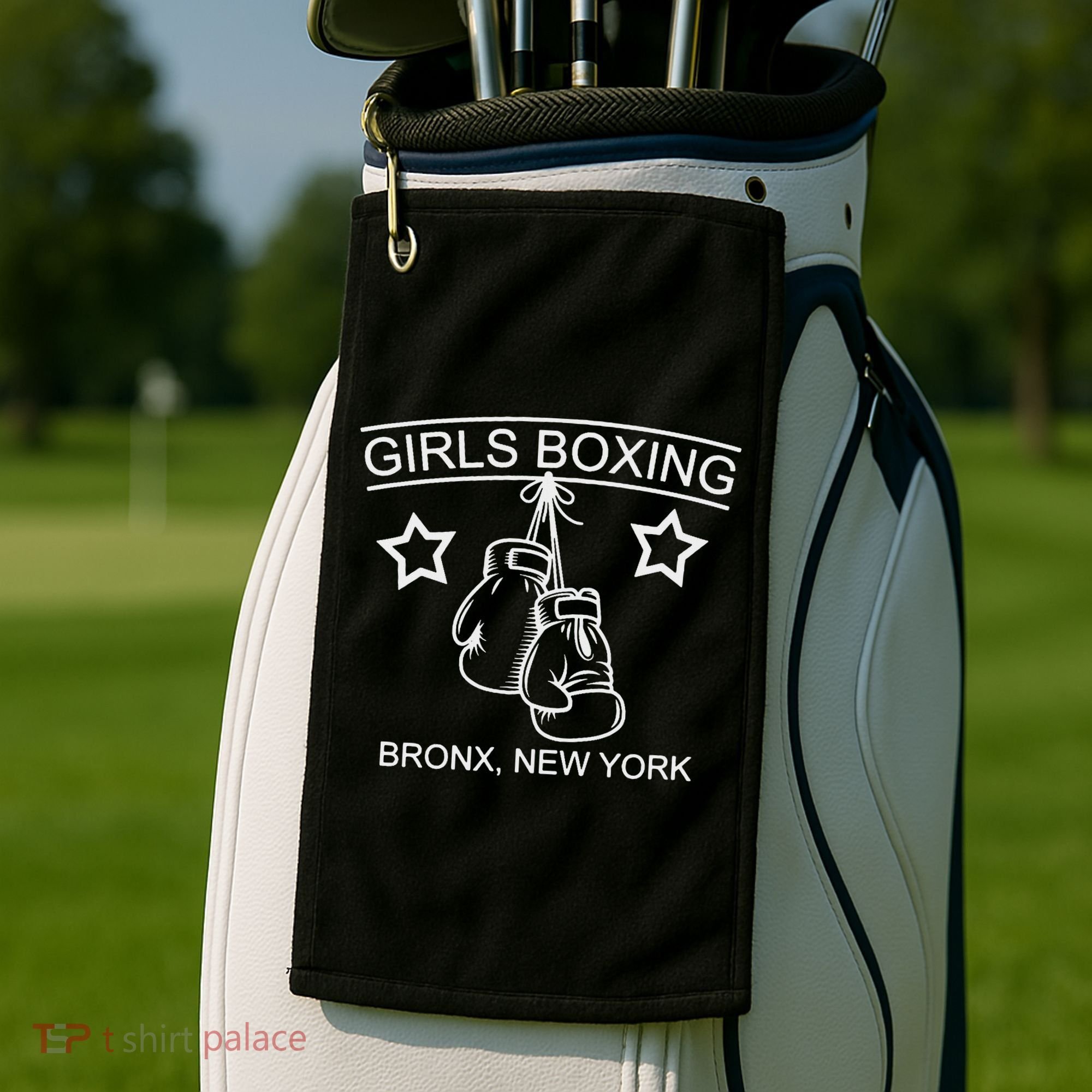 Boxing Bronx Ny Rachel Costume Golf Towel