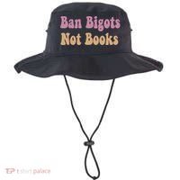 Ban Bigots Not Books Read Banned Book Social Justice Protest Bucket Hat thumb 0