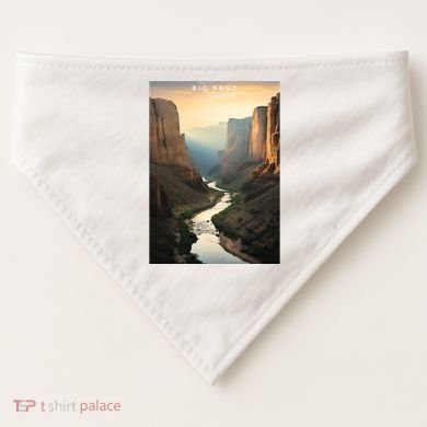 Big Bend National Park Photographic USA-Made Doggie Bandana