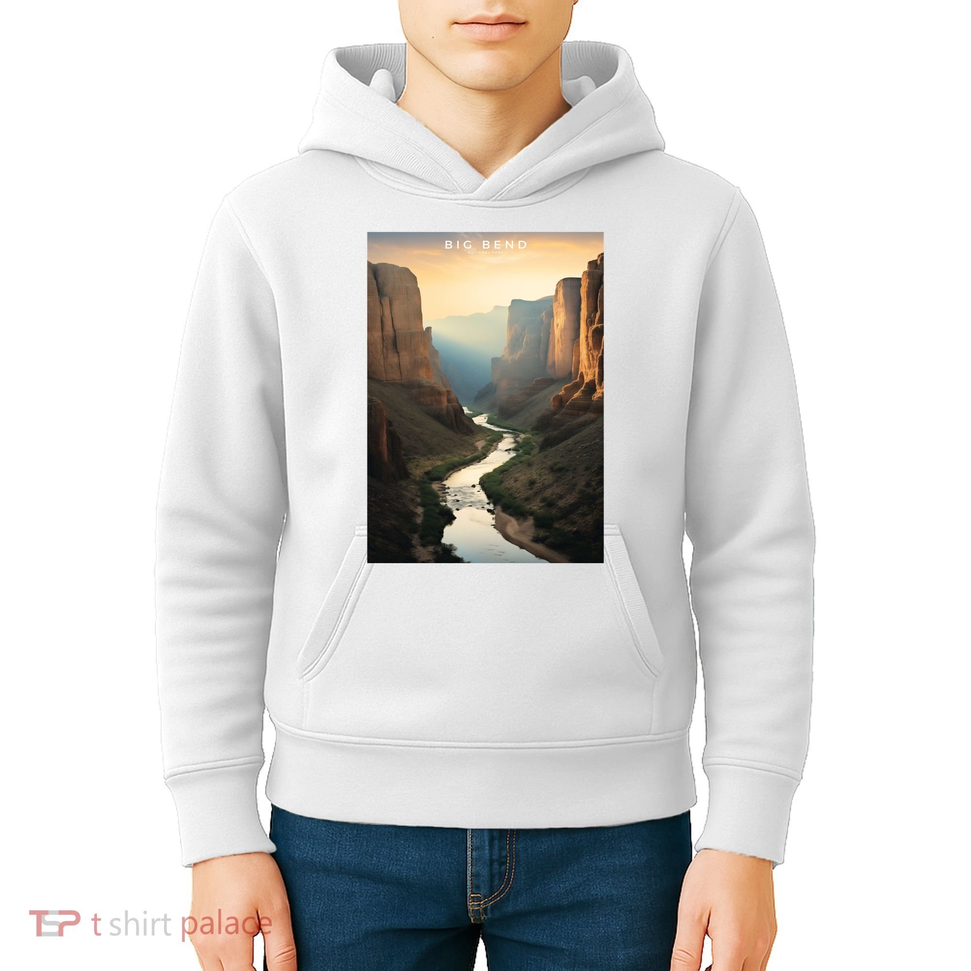 Big Bend National Park Photographic Kids Hoodie