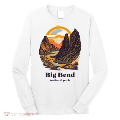 Big Bend National Park Texas Cool Vintage Style Long Sleeve Shirt