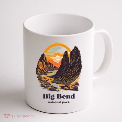 Big Bend National Park Texas Cool Vintage Style Coffee Mug back