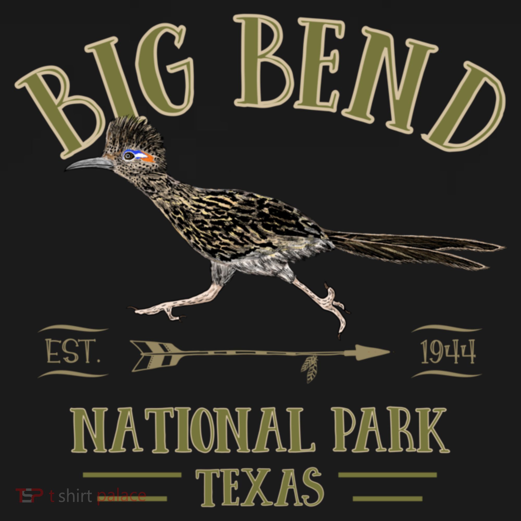 Big Bend National Park Roadrunner Np Texas Tourist Souvenir Sweatshirt