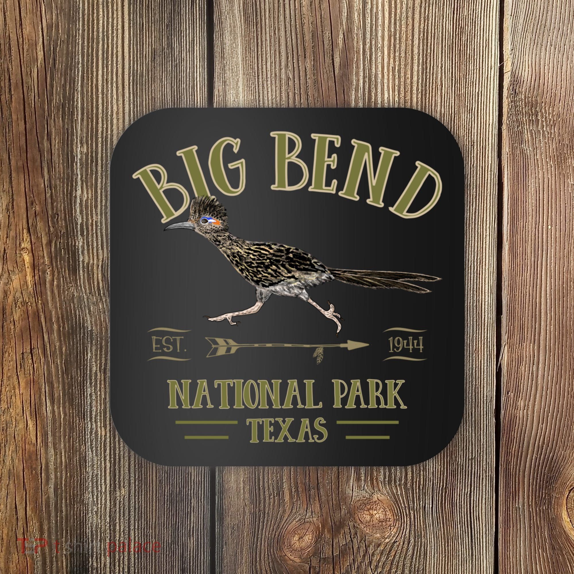 Big Bend National Park Roadrunner Np Texas Tourist Souvenir Coaster