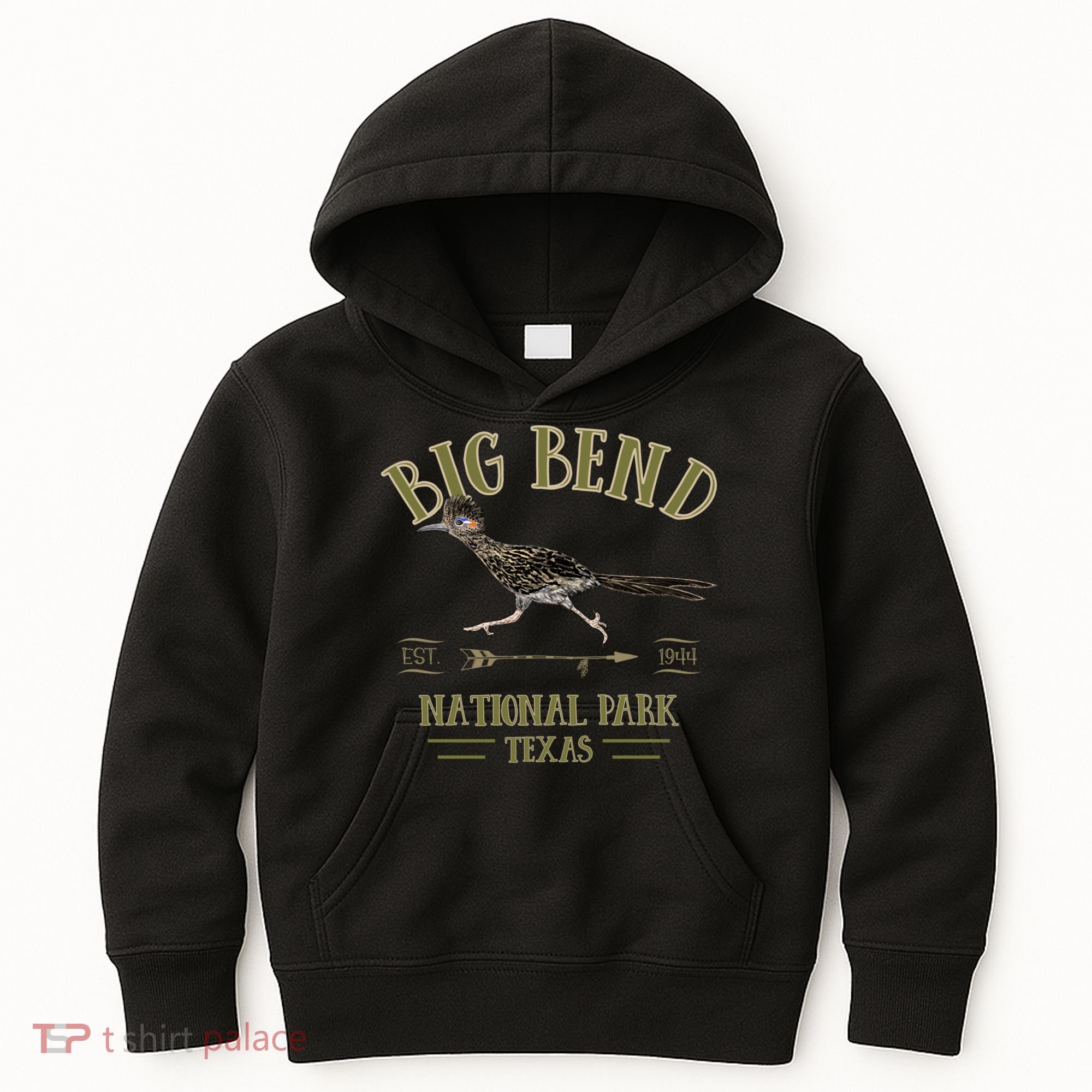 Big Bend National Park Roadrunner Np Texas Tourist Souvenir Kids Hoodie