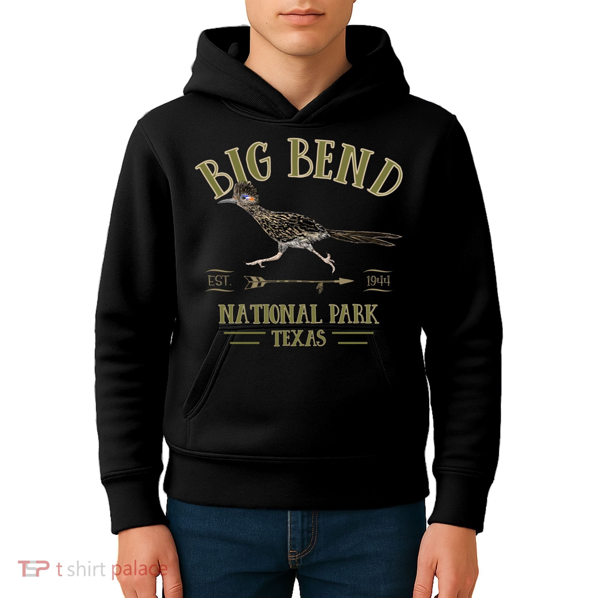 Big Bend National Park Roadrunner Np Texas Tourist Souvenir Kids Hoodie