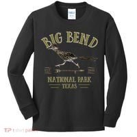 Big Bend National Park Roadrunner Np Texas Tourist Souvenir Kids Long Sleeve Shirt thumb 0