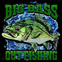 Big Bass Out Fishing Coffee Mug thumb 5