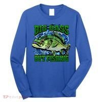 Big Bass Out Fishing Long Sleeve Shirt thumb 0