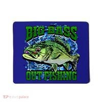 Big Bass Out Fishing Mousepad thumb 0