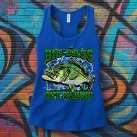 Big Bass Out Fishing Women's Tank Top thumb 3