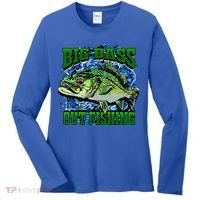 Big Bass Out Fishing Women's Long Sleeve Shirt thumb 0