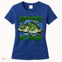Big Bass Out Fishing Women's T-Shirt thumb 0