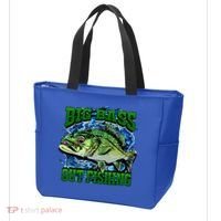 Big Bass Out Fishing Tote Bag thumb 3