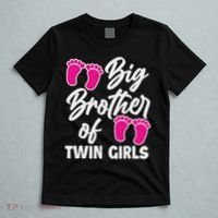 Big Brother Of Twin New Brother Sibling Funny Twins T-Shirt thumb 5