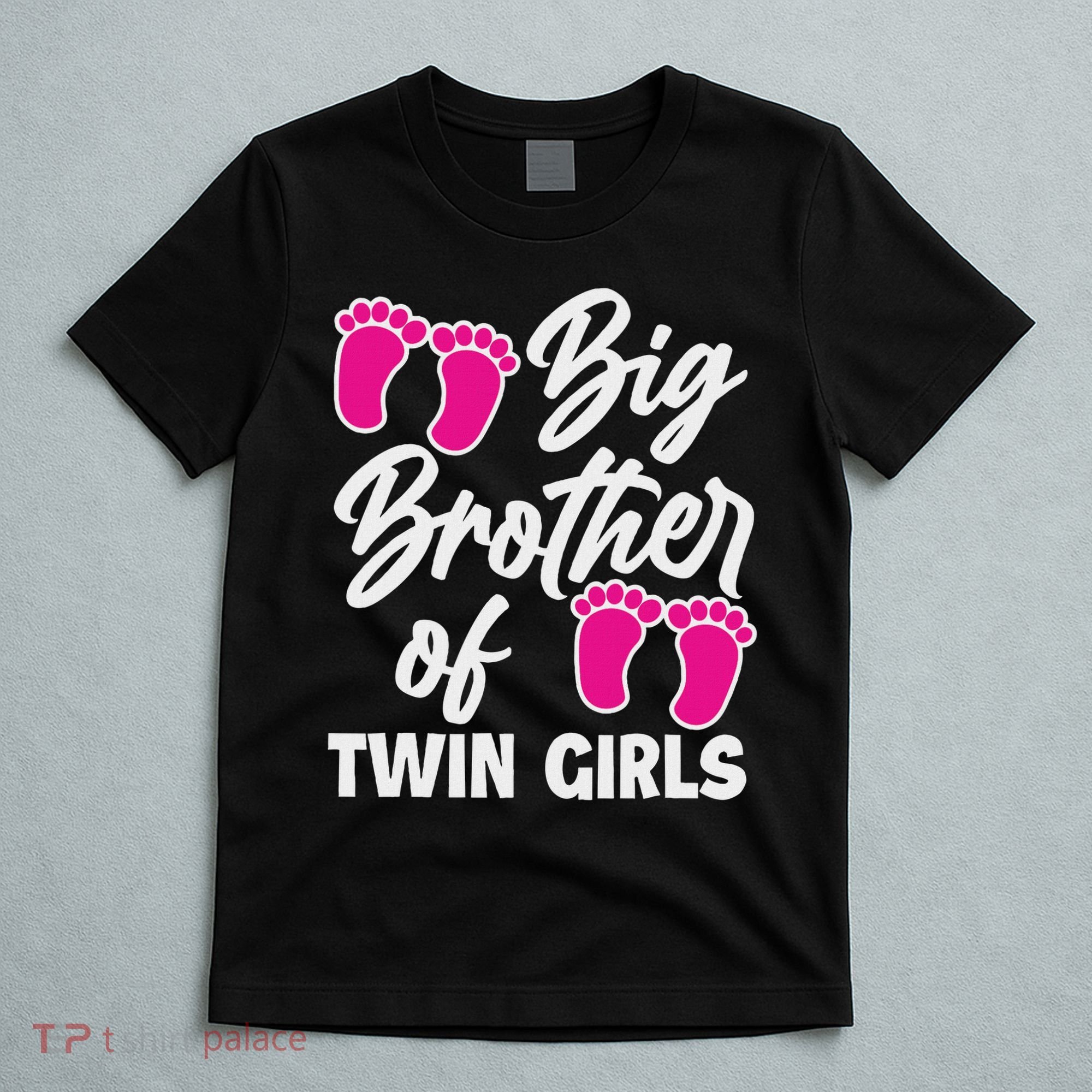 Big Brother Of Twin New Brother Sibling Funny Twins T-Shirt