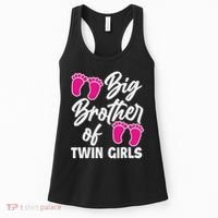 Big Brother Of Twin New Brother Sibling Funny Twins Women's Tank Top thumb 0