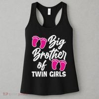 Big Brother Of Twin New Brother Sibling Funny Twins Women's Tank Top thumb 3