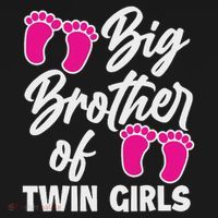 Big Brother Of Twin New Brother Sibling Funny Twins Women's Tank Top thumb 5
