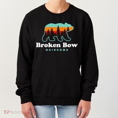 Broken Bow Oklahoma Lake Outdoors Bear Women's Sweatshirt
