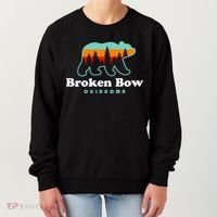 Broken Bow Oklahoma Lake Outdoors Bear Women's Sweatshirt thumb 0