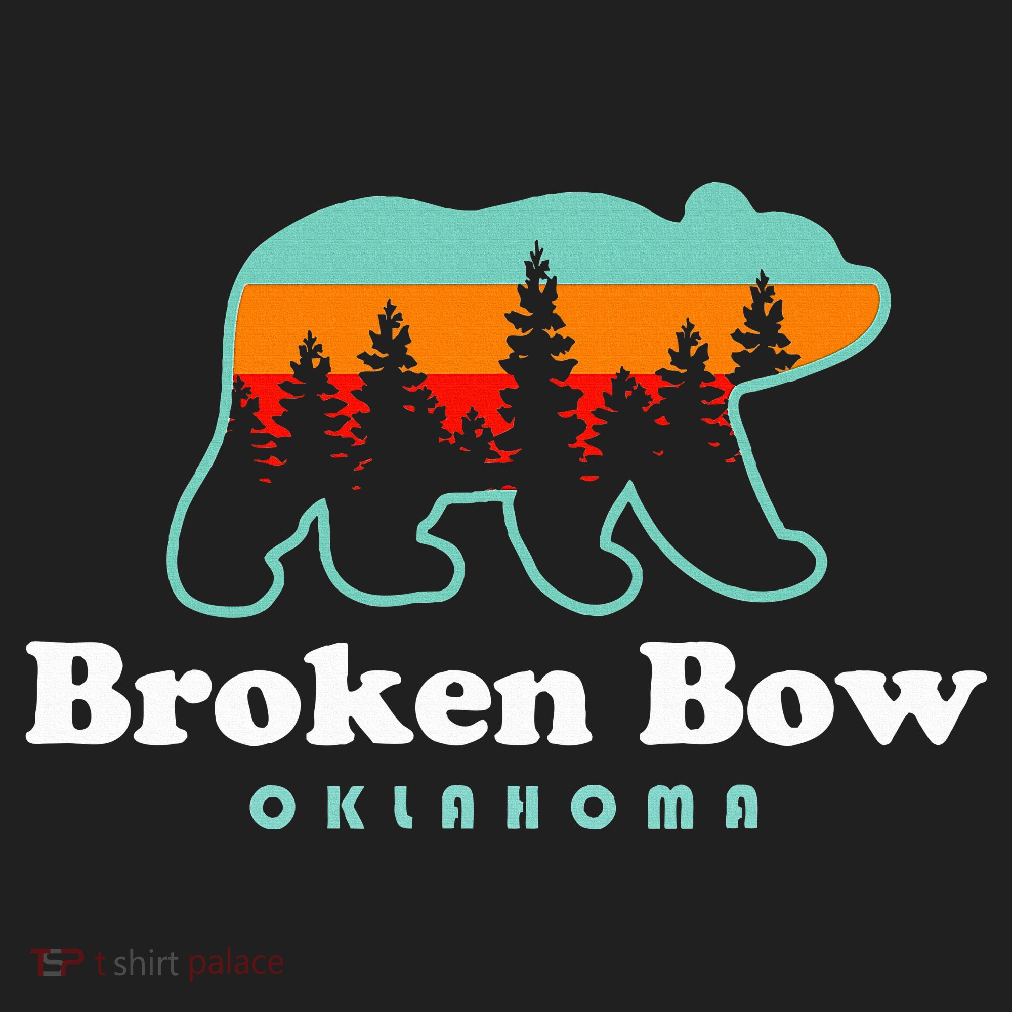 Broken Bow Oklahoma Lake Outdoors Bear Women's Sweatshirt