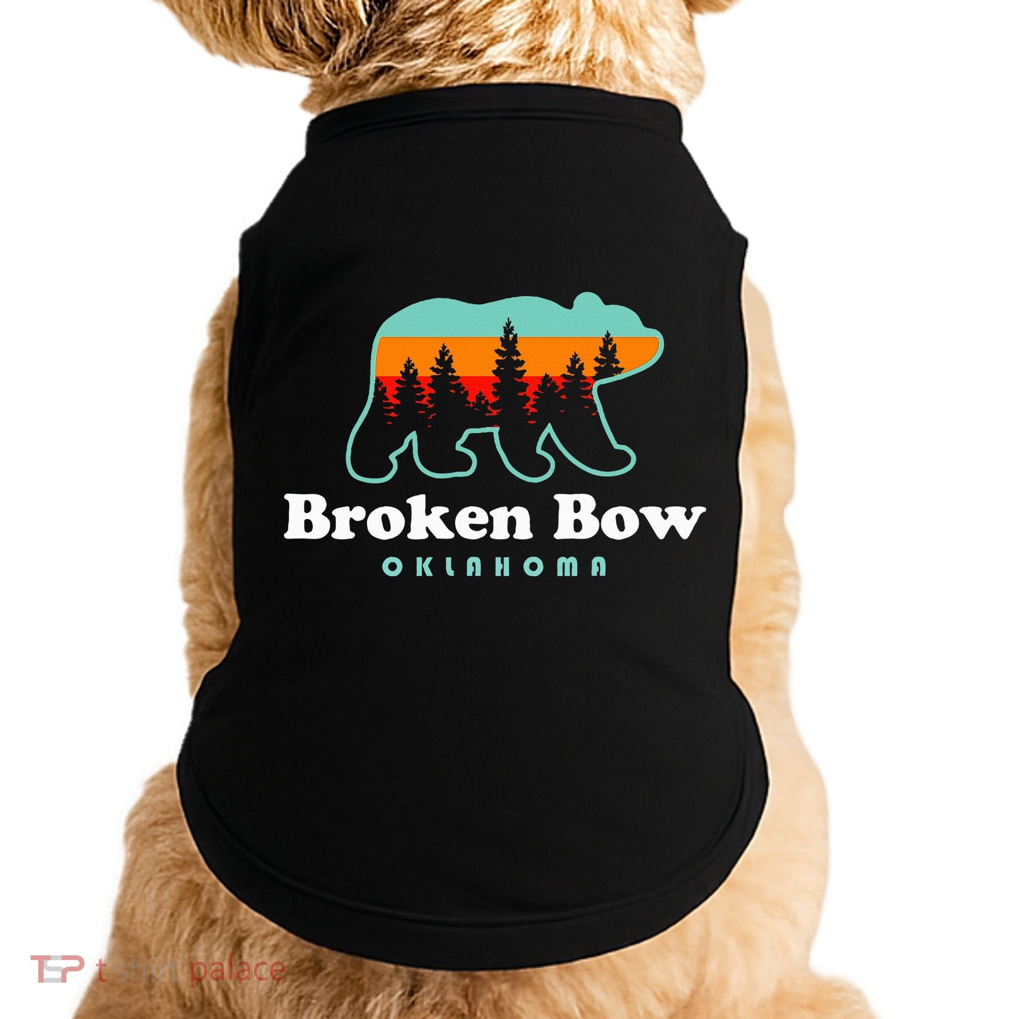 Broken Bow Oklahoma Lake Outdoors Bear Doggie Tank