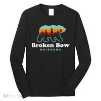 Broken Bow Oklahoma Lake Outdoors Bear Long Sleeve Shirt thumb 0