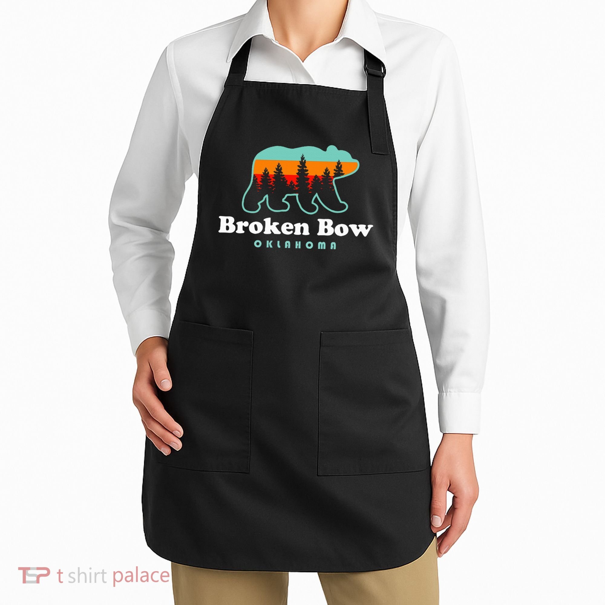 Broken Bow Oklahoma Lake Outdoors Bear Apron