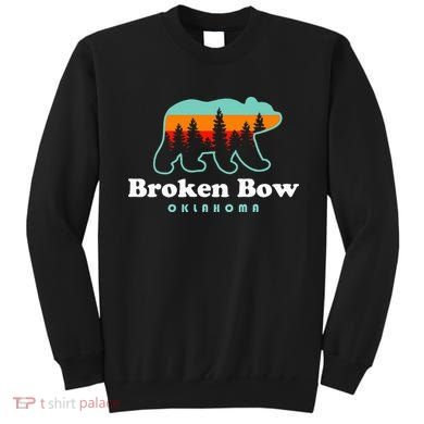 Broken Bow Oklahoma Lake Outdoors Bear Sweatshirt