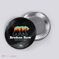 Broken Bow Oklahoma Lake Outdoors Bear Button thumb 0