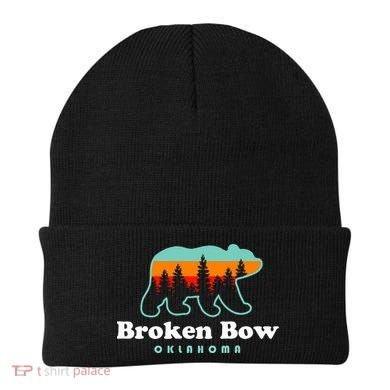 Broken Bow Oklahoma Lake Outdoors Bear Beanie