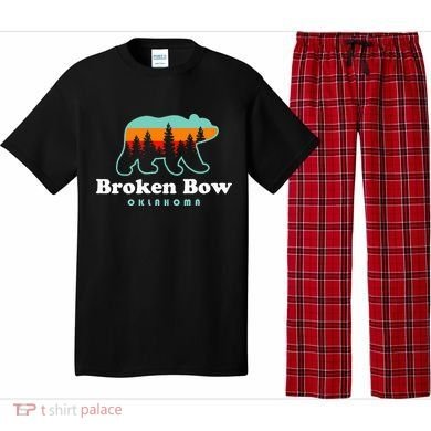 Broken Bow Oklahoma Lake Outdoors Bear Pajama Set