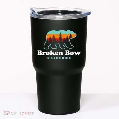 Broken Bow Oklahoma Lake Outdoors Bear Tumbler