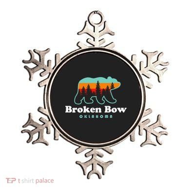 Broken Bow Oklahoma Lake Outdoors Bear Ornament