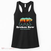 Broken Bow Oklahoma Lake Outdoors Bear Women's Tank Top thumb 0