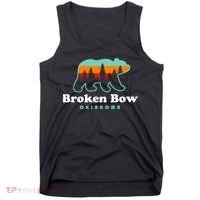 Broken Bow Oklahoma Lake Outdoors Bear Tank Top thumb 0