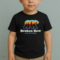 Broken Bow Oklahoma Lake Outdoors Bear Toddler T-Shirt thumb 2