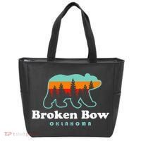 Broken Bow Oklahoma Lake Outdoors Bear Tote Bag thumb 0