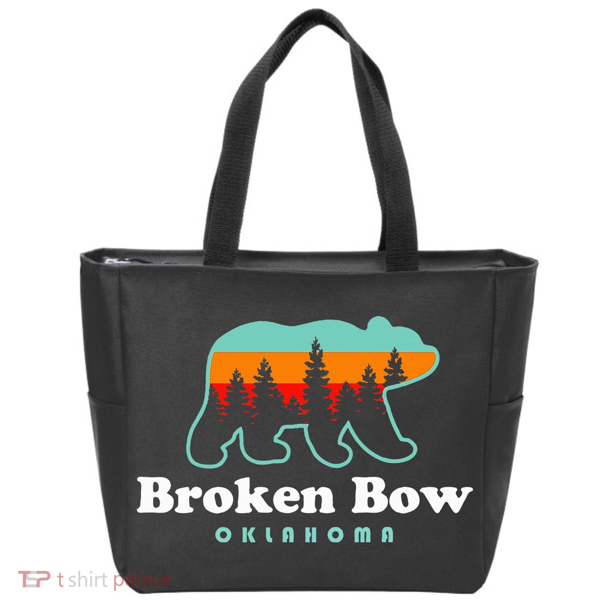 Broken Bow Oklahoma Lake Outdoors Bear Tote Bag