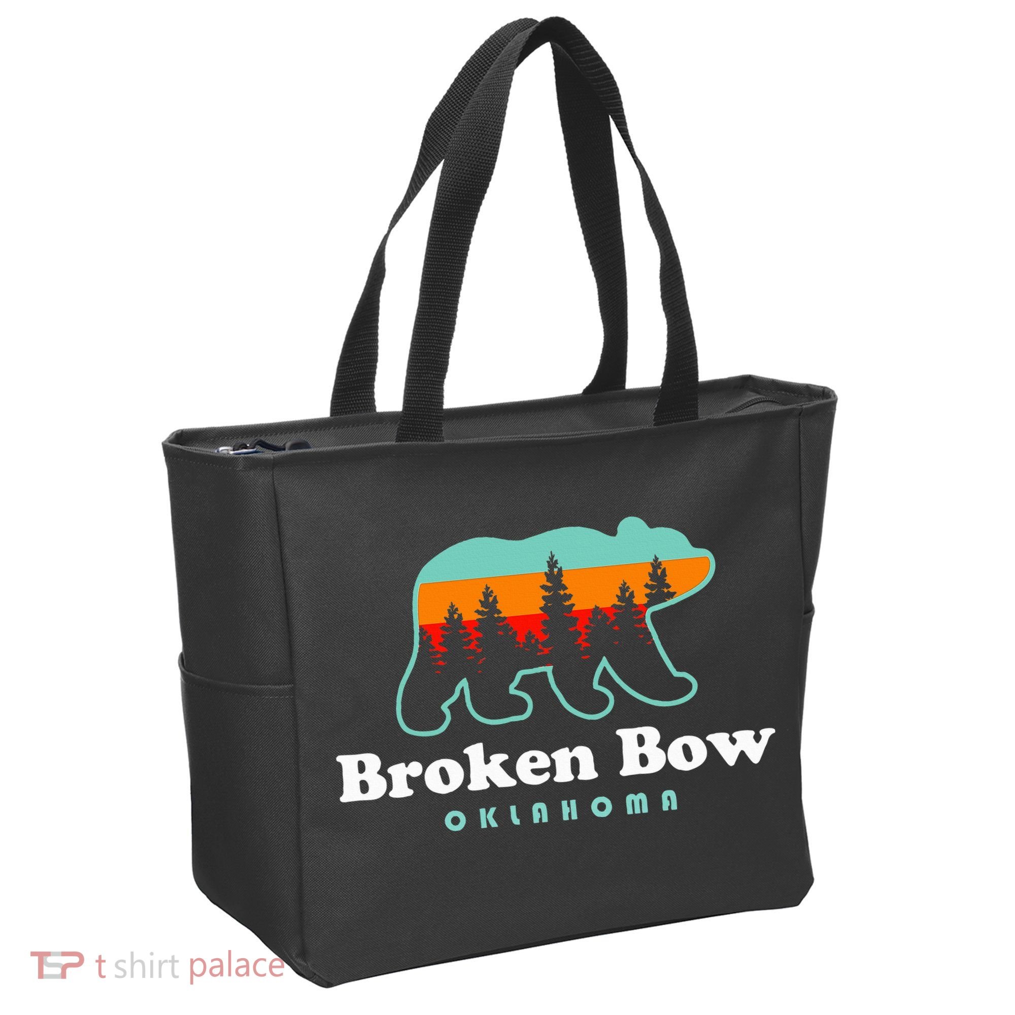 Broken Bow Oklahoma Lake Outdoors Bear Tote Bag