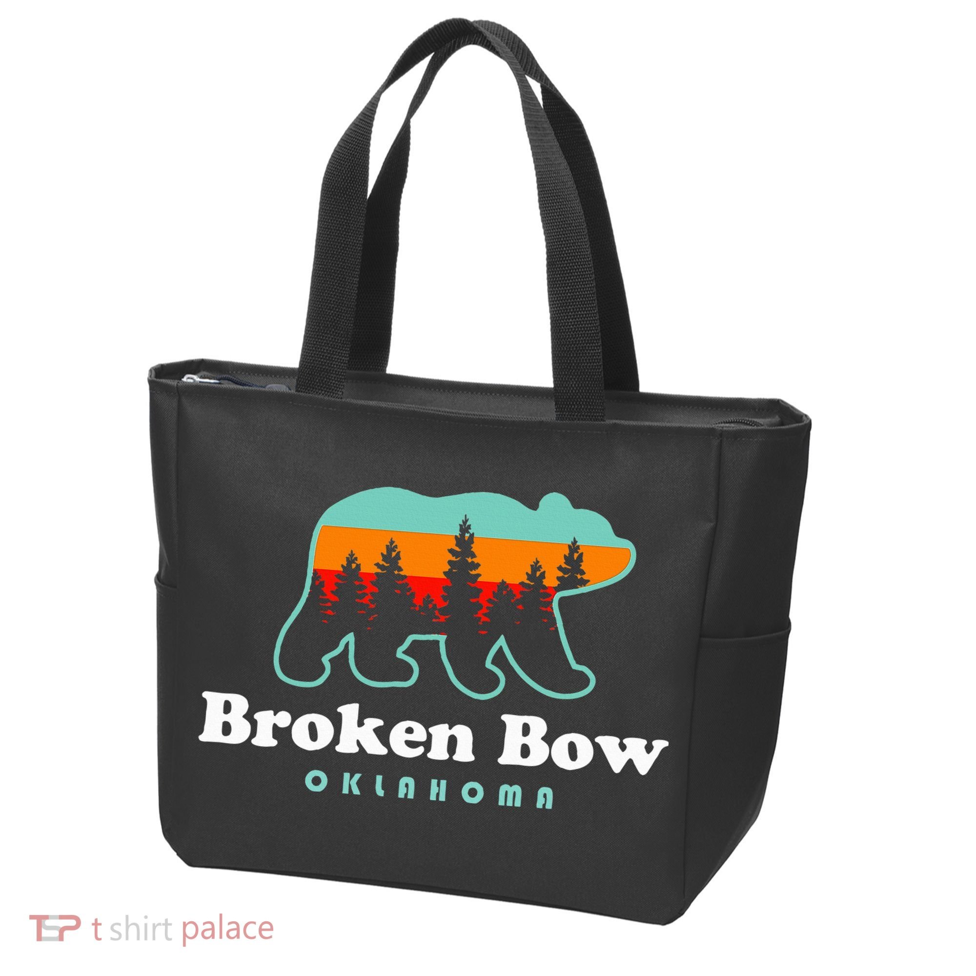 Broken Bow Oklahoma Lake Outdoors Bear Tote Bag