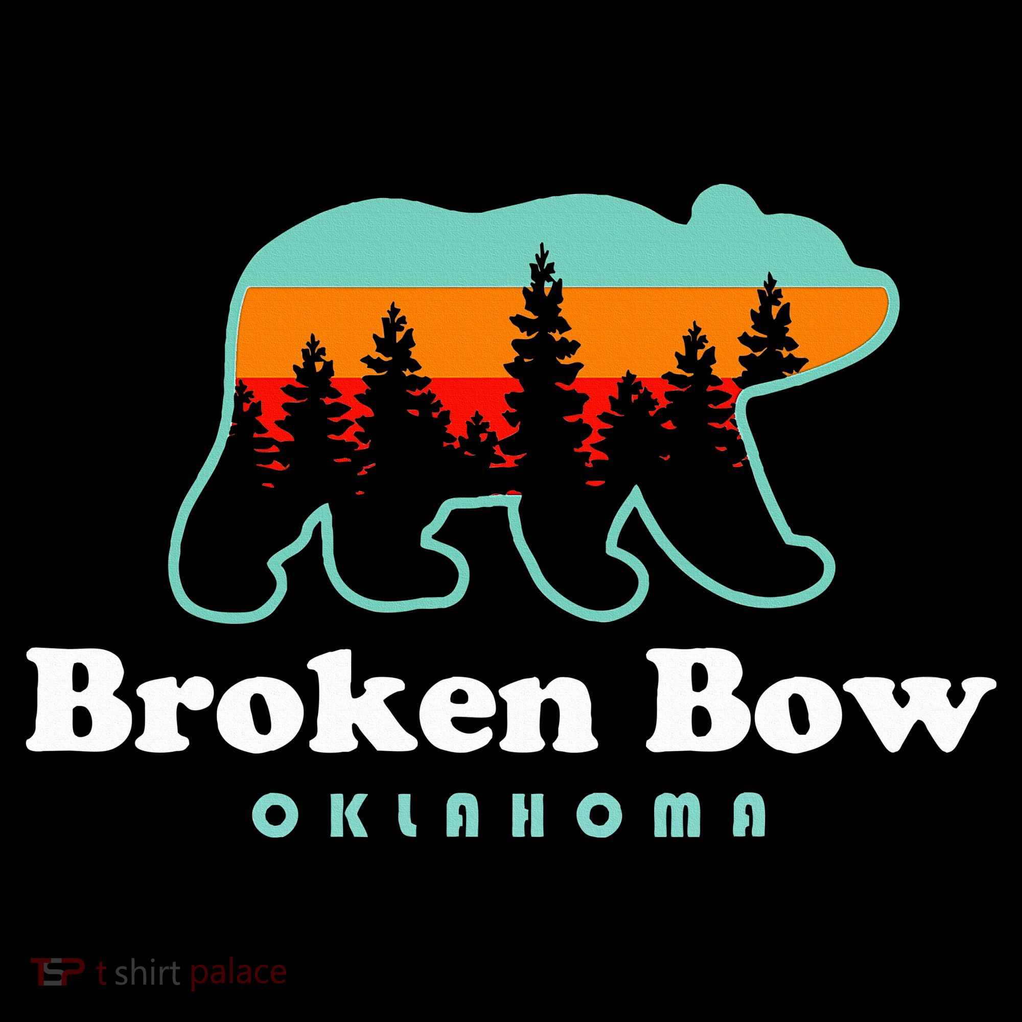 Broken Bow Oklahoma Lake Outdoors Bear Tote Bag