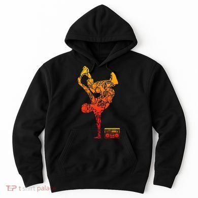 Breakdancing Boombox One Hand Freeze Hip Hop Breaking Hoodie