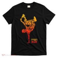 Breakdancing Boombox One Hand Freeze Hip Hop Breaking T-Shirt thumb 0